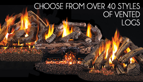 Peterson Gas Logs | Real Fyre Logs | Peterson Vented Gas Logs | Peteson Vent Free Gas Logs Peterson Fire Logs specializes in vented and vent free gas logs from Peterson Real Fyre.