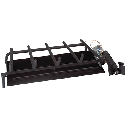24" Split Oak Designer Plus Vented Log Set / G45 Ember Burner - Peterson