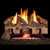 Charred Gnarled Split Vent Free Logs (logs only) - Peterson Real Fyre