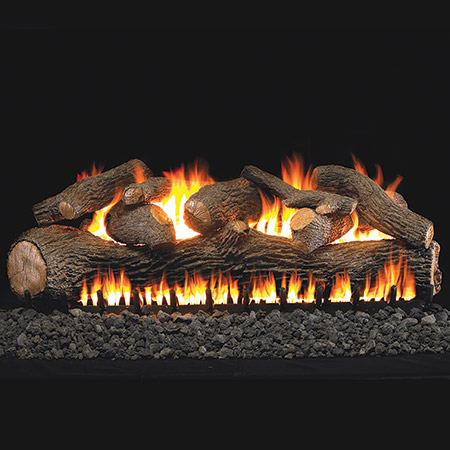 36" Mammoth Pine Vented Log Set / Epic Burner - Peterson