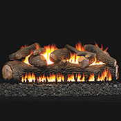 60" Mammoth Pine Vented Log Set / Epic Burner - Peterson