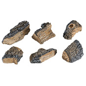 Charred Wood Chips Package of 6 - Peterson Real Fyre