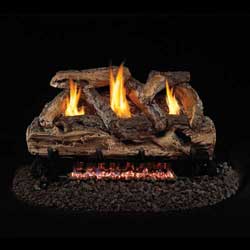 Split Oak Designer Logs - Vent Free (logs only)  - Peterson Real Fyre