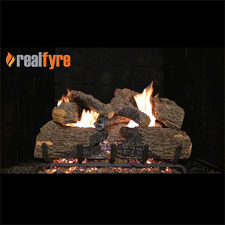 24 Charred Oak Vented Log Set / G46 ANSI Certified Burner 24 Charred Oak Vented Log Set / G46 ANSI Certified Burner