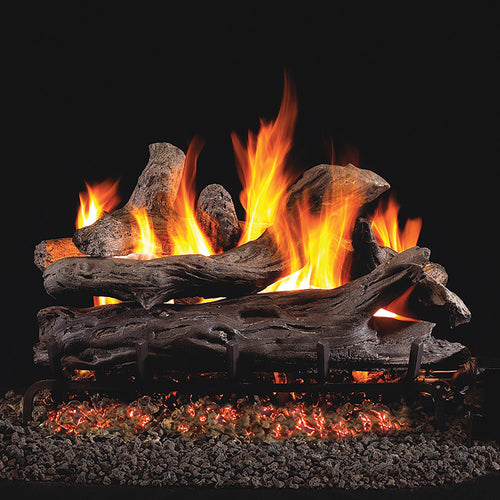 Coastal Driftwood Vented Log Set / G45 Stainless Steel Burner - Peterson Real Fyre