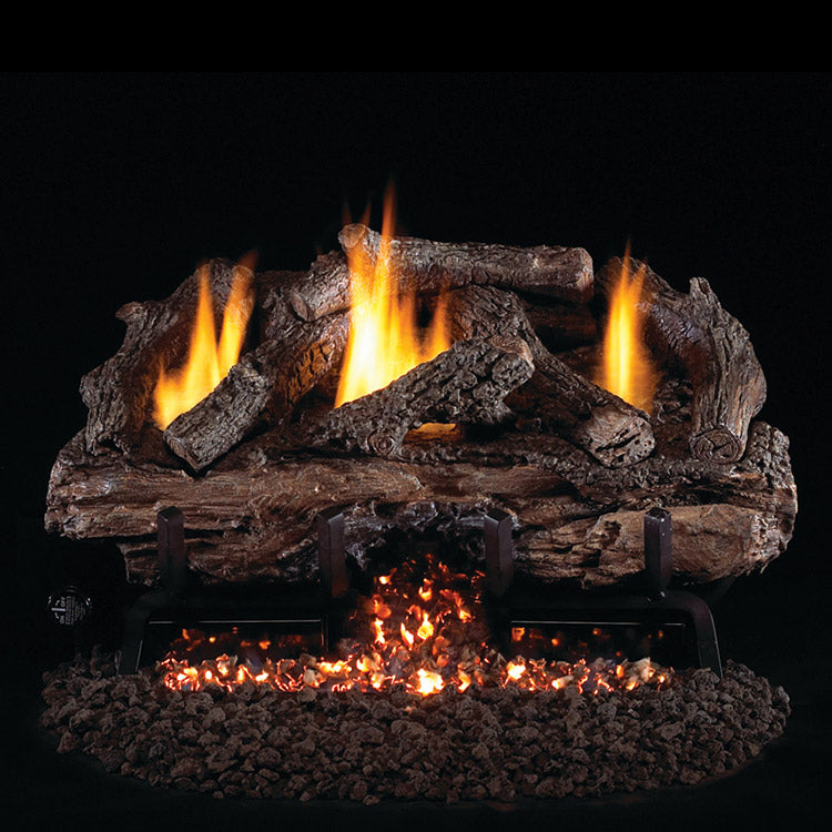 18 Charred Aged Split Oak Vent Free Log / G10 ANSI Certified